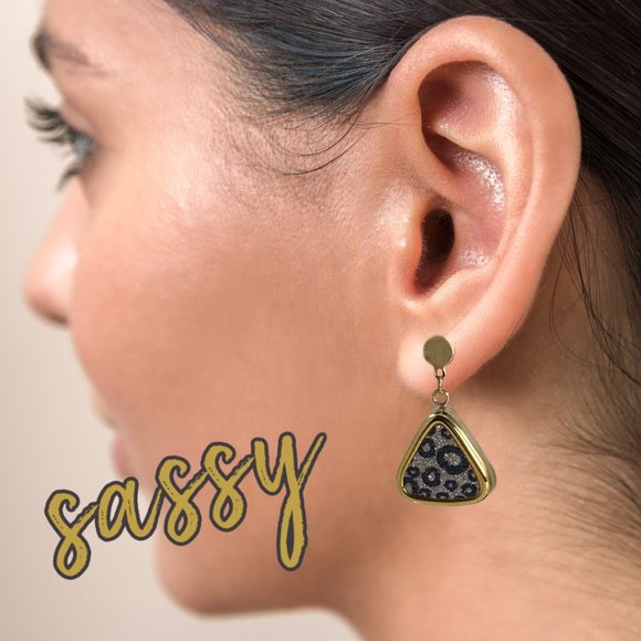 Stainless Steel Necklace Earrings Set Adjustable Length - Picture 5 of 5